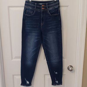 KanCan High Waisted Crop Jeans Size 28
